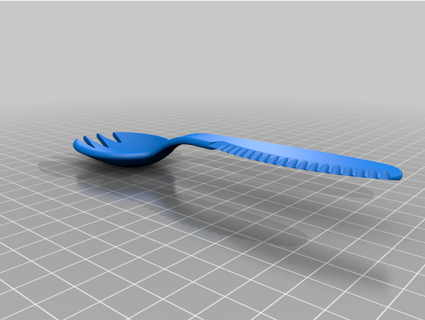 combo utensil ffej 3d print model - Mito3D
