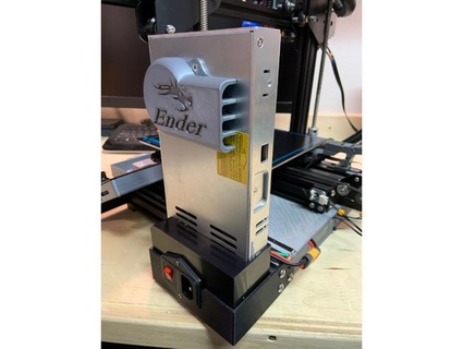 ender 3 pro power supply relocate 0mbr4 3d print model - Mito3D