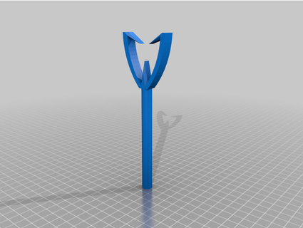 kakivalk fishing pole doogle3 3d print model - Mito3D