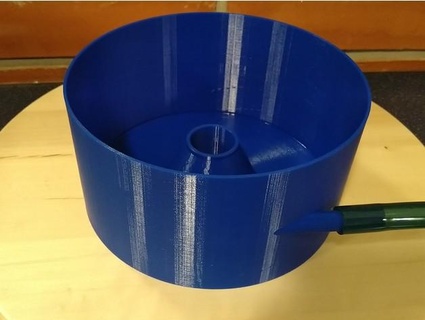 azul cuenco oro limpieza garfield73 3d print model - Mito3D