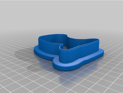 gatto cappello biscotto taglierina bsu brama 3d print model - Mito3D