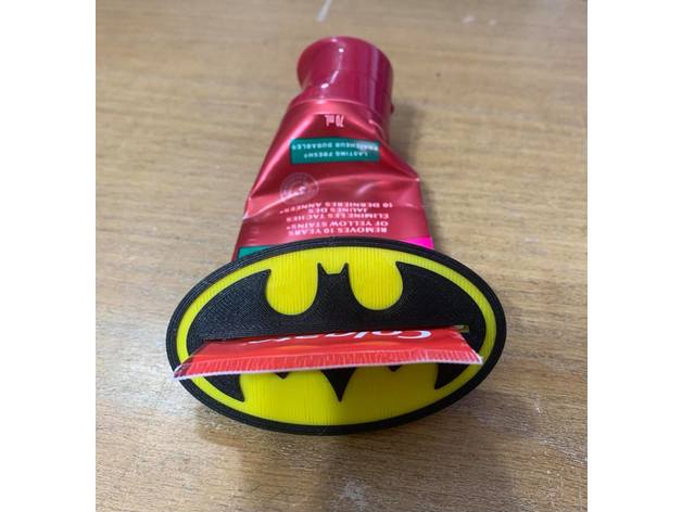 1966 batman dentifrice presse vérification 3D print model - Mito3D