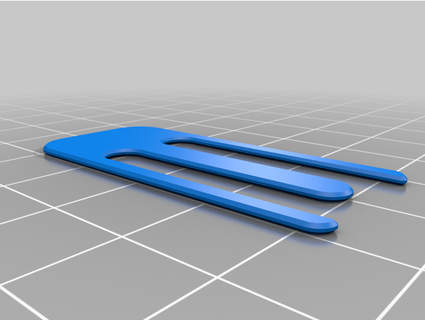 bookmark norohs 3d print model - Mito3D