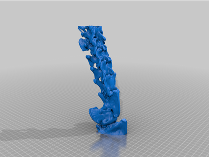 dog spine c1-c7 model zambeta 3d print model - Mito3D