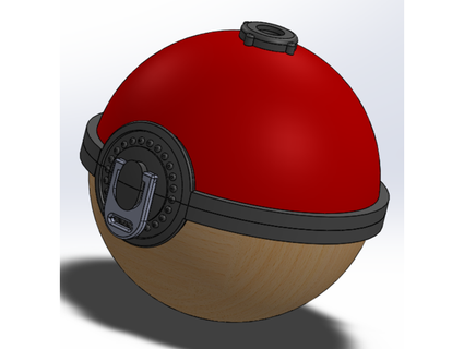 ancient pokeball pokemon legends arceus skaizz 3d print model - Mito3D