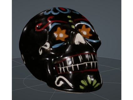 dia muertos cráneo woodsyzacko 3d print model - Mito3D