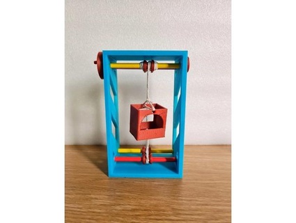 lift elevator pulleys model arkay894 3d print model - Mito3D