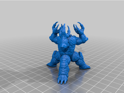 jorn zorn rock monster np dev 3d print model - Mito3D