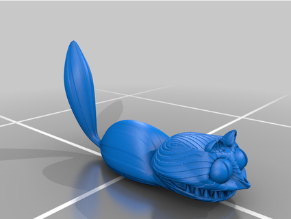 chechire cat bandit version elraz 3d print model - Mito3D