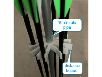 archery arrow clip yaac ingozim 3d print model - Mito3D