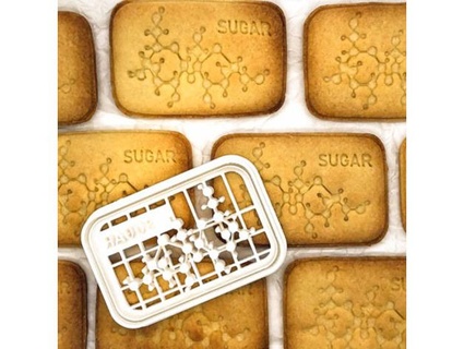 sugar molecule cookie cutter dcortes 3d print model - Mito3D