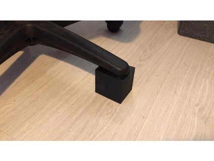 schreibtischstuhlstopper desk chair brake markusha engineering 3d print model - Mito3D