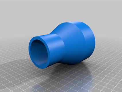hose adaptor 64 mm - 36mm fa1k0r 3d print model - Mito3D