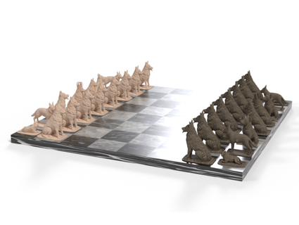 Alice satranç matris 3d print model - Mito3D