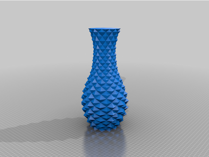 Vase Pyramide Orubian 3d print model - Mito3D