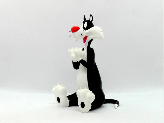 Silvestro gatto reddadsteve 3D print model - Mito3D