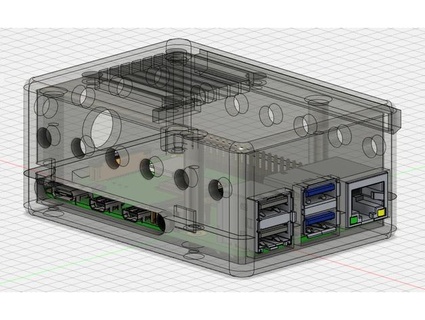 framboesa pi 4 caso bainha 97 3d print model - Mito3D