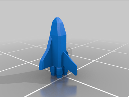 space shuttle tobbot2 3d print model - Mito3D