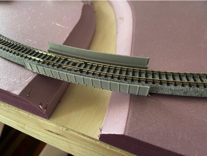 customizable curved bridge n scale unitrack ksaathoff 3d print model - Mito3D