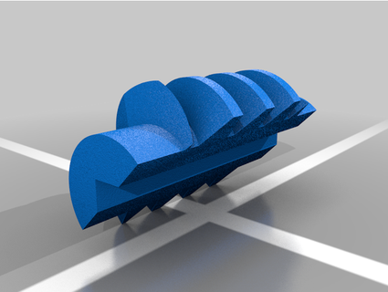 nimble clone improved worm gear keybored02 3d print model - Mito3D