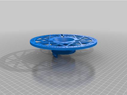 creartech reutilizable carrete carretel gracias 3d print model - Mito3D