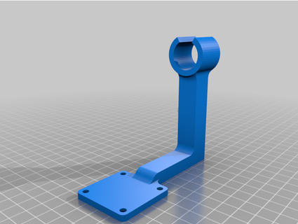 simple cr10 v3 cable guide dlaurens 3d print model - Mito3D