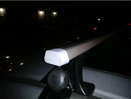 car roof rack end cap aiber 3d print model - Mito3D