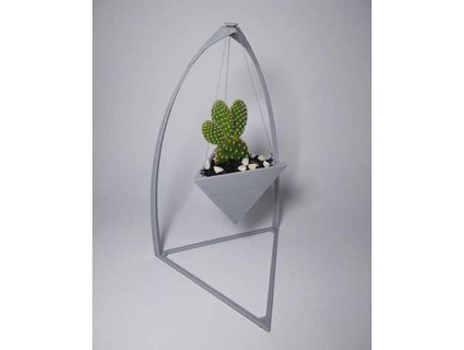 suspended planter ahendler 3d print model - Mito3D