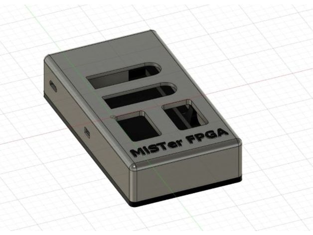 daemonbite 4 port snes nes case mister fpga mikes1 3D print model - Mito3D