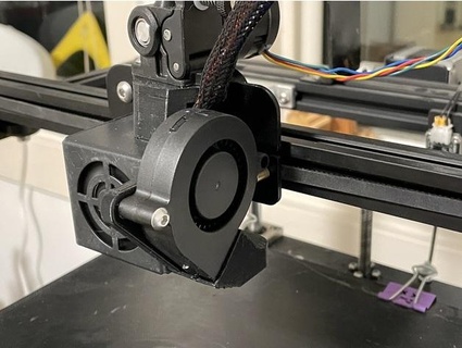 ender 5 5015 cooling fan duct flagoworld 3d print model - Mito3D