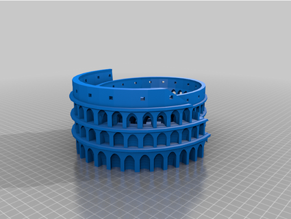 roman colosseum ilearnsciencewith 3d print model - Mito3D