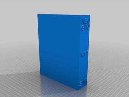 Neo geo mvs Patrone Box salvonline77 3d print model - Mito3D