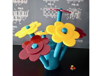 xl Lego fiore pane 3d print model - Mito3D