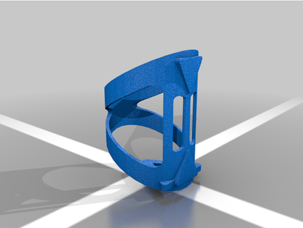 bicycle bottle cage mark ii darkhorse rising 3d print model - Mito3D