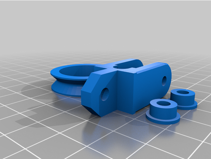 Lager pully Marke 3d print model - Mito3D