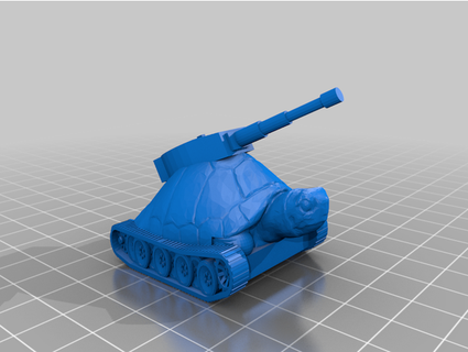turtle military tank smarti92590 3d print model - Mito3D