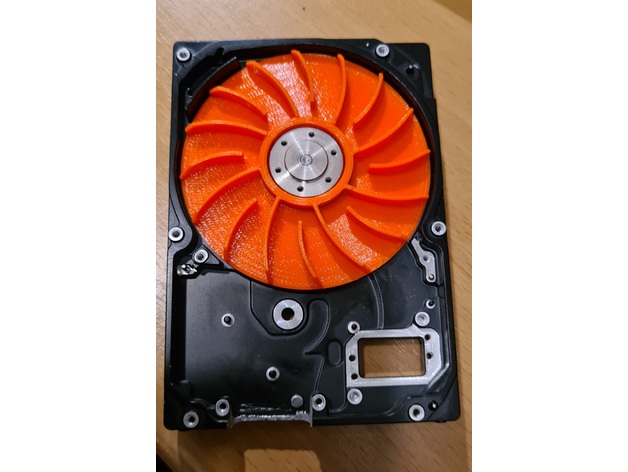 ventilateur soudure vieux 25inch disque dur kapik1 3D print model - Mito3D