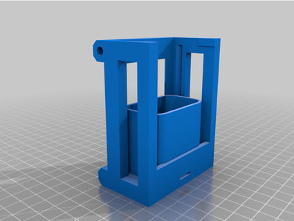 unifi nuvem chave montagem rack módulo 3d print model - Mito3D