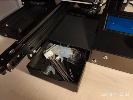 attrezzo cassetto creality ender 3 krizzle 3d print model - Mito3D