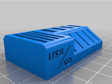 ikea skadis usb-stick + sd & microsd card holder 3dmak3r 3d print model - Mito3D