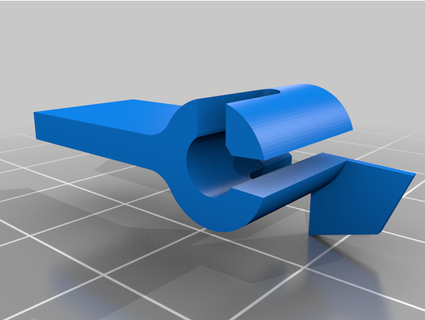 shade fabric slider clips enzobenzo 3d print model - Mito3D