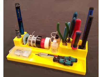 soldering tool & supply tray buildbug 3d print model - Mito3D