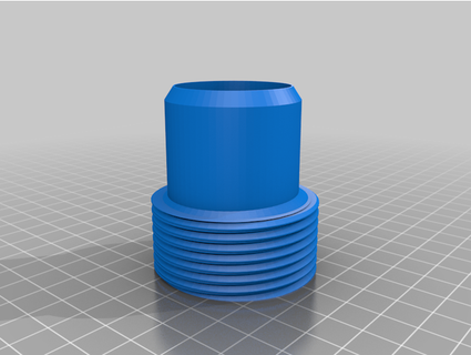 lay-z-spa air outlet 40mm hose kneival 3d print model - Mito3D