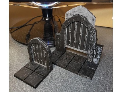 openforge boss archways removeable doors jender624 3d print model - Mito3D