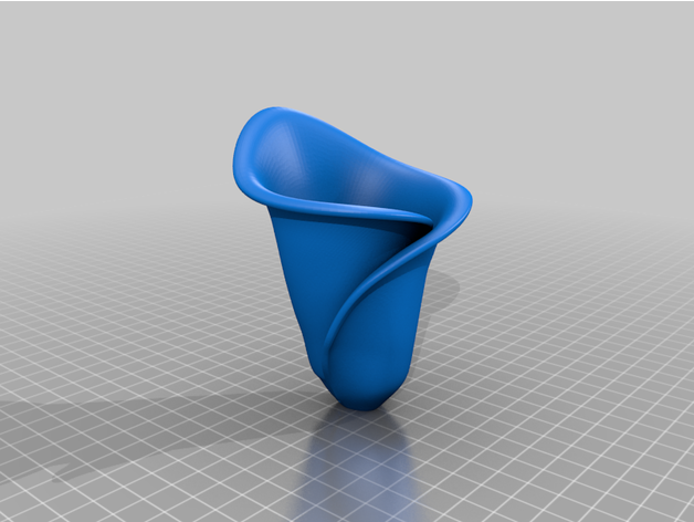 Calla vaso altamente desafiador 3D print model - Mito3D