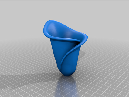 Calla vaso altamente desafiador 3d print model - Mito3D