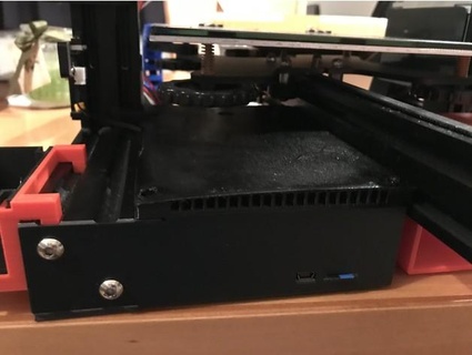 ender3 mainboard cover 505015 fan machpavel 3d print model - Mito3D