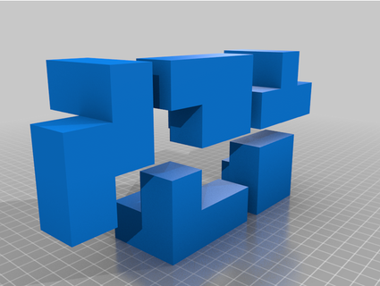puzzle cube java541 3d print model - Mito3D