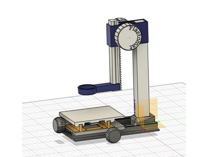 microscope supporter haïnich 3d print model - Mito3D