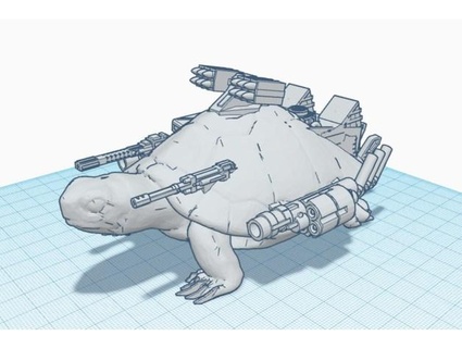 time machine assault turtle rkxone 3d print model - Mito3D